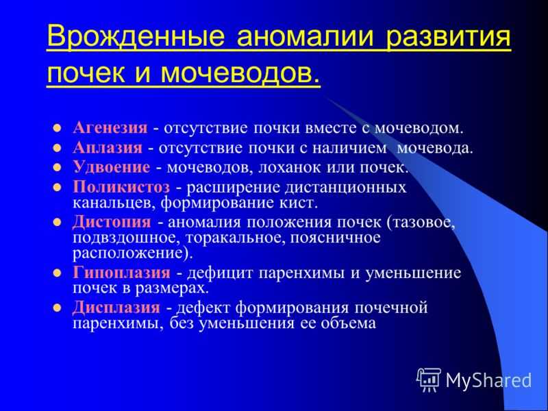 Врожденные пороки развития плода
