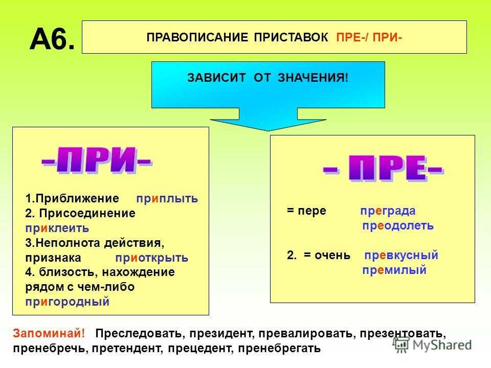 Приставки пре и при: упражнения. задания по теме "правописание приставок пре- и при-"