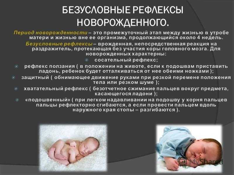 Какими в норме должны быть рефлексы новорожденного — моироды.ру