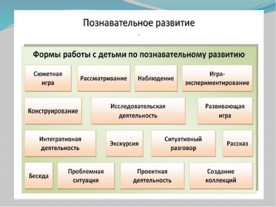 Познавательная деятельность - цели, формы и виды
