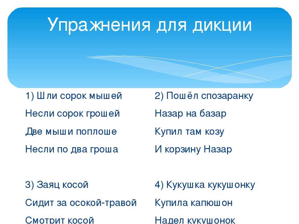 Речь Развитие речи у детей дошкольного и младшего школьного возраста Упражнения для развития речи