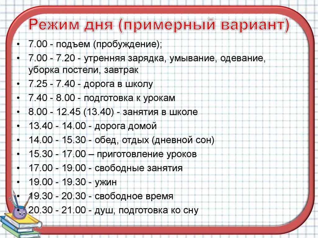 Значение правильного режима дня в жизни ребенка