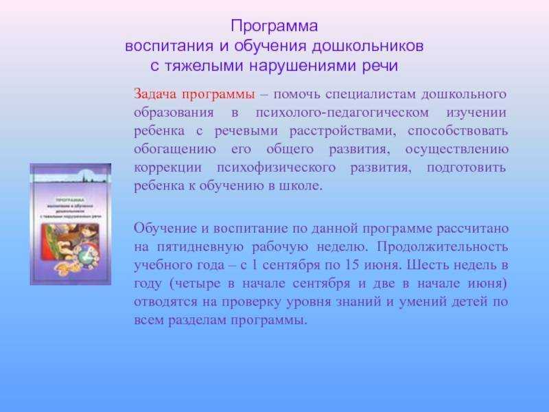 Методика обучения детей с тяжёлыми нарушениями речи