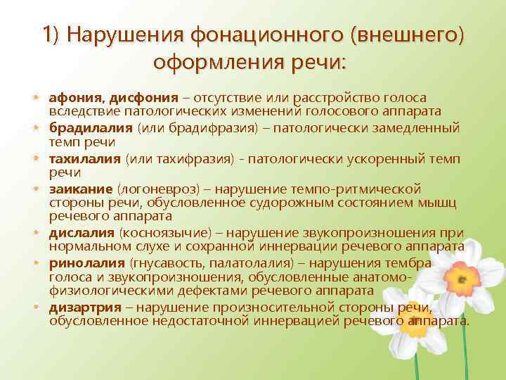 Нарушения голоса. дисфония. афония. фоностения