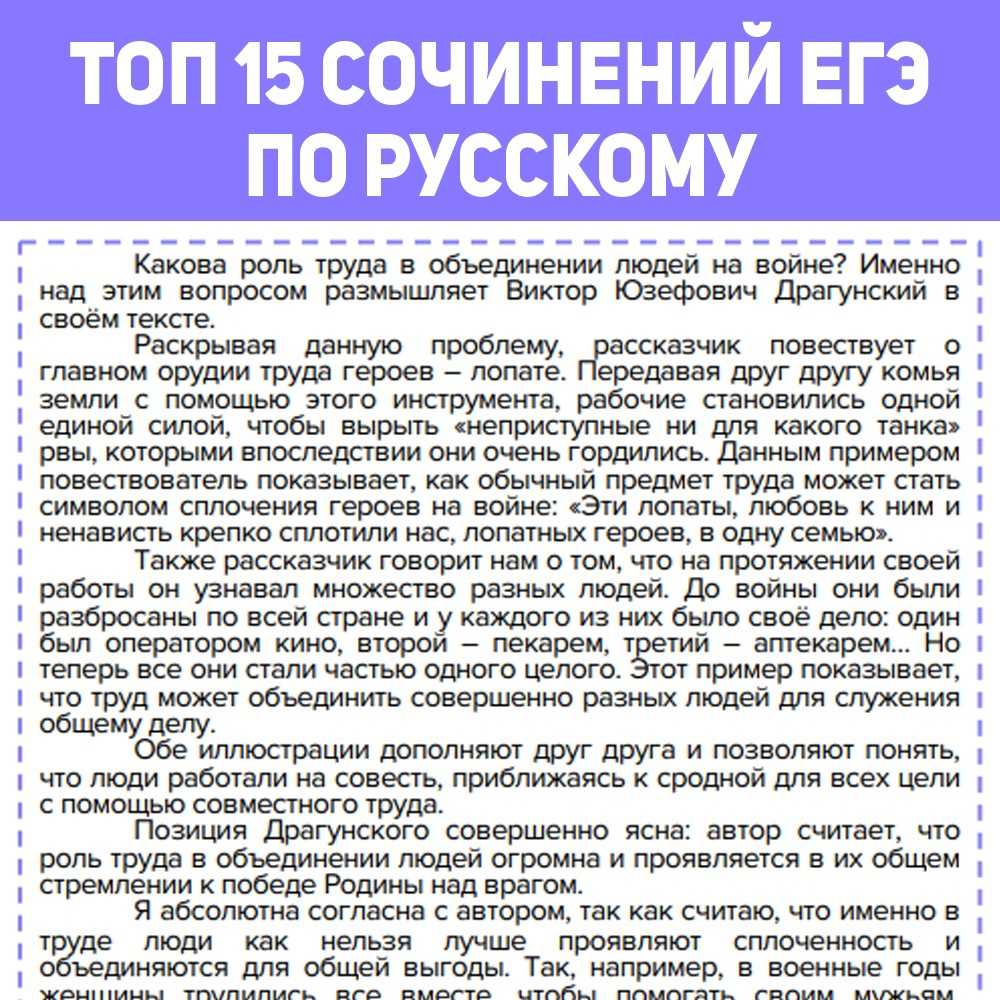 Подробный план сочинения по литературе в 10 классе - формулировка