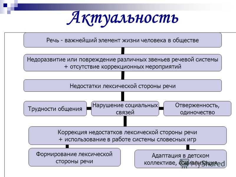 Методическая разработка «формирование лексической стороны речи у дошкольников с онр»