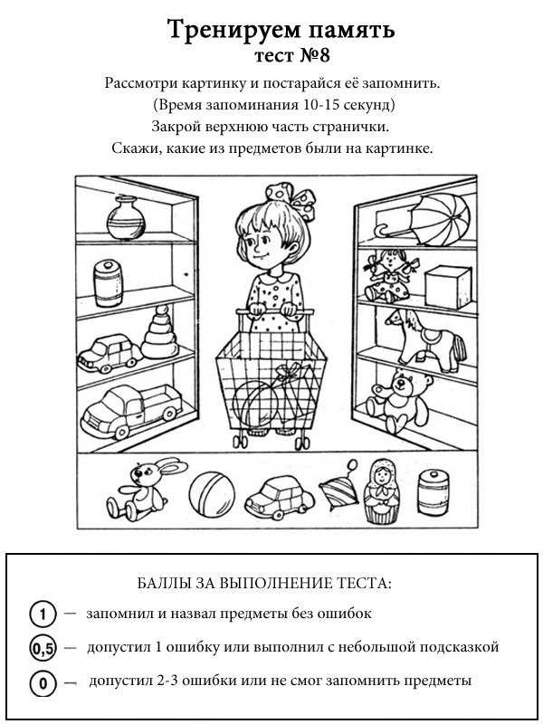 Виды памяти у детей дошкольного возраста