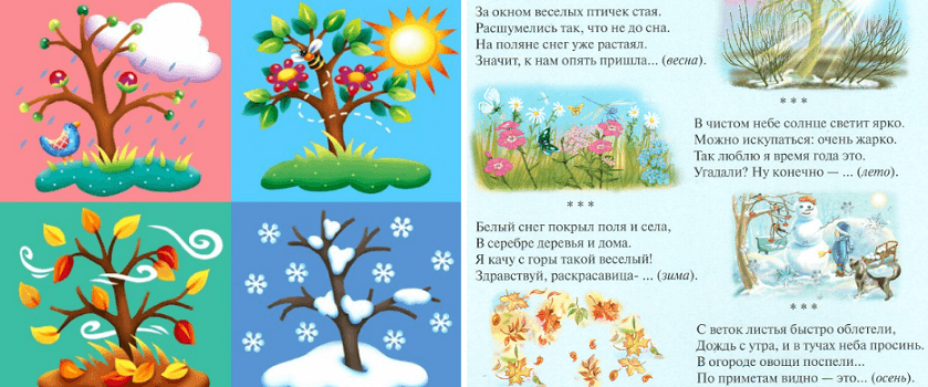 Загадки про времена года
