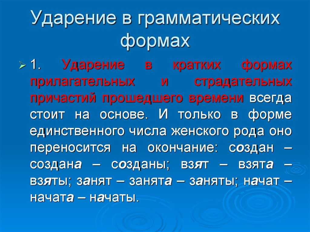 Ударение в слове занята: правильная постановка и объяснение