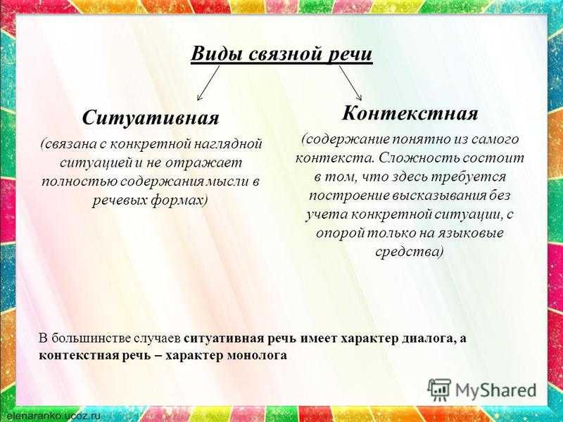 Развитие связной речи у детей дошкольного возраста