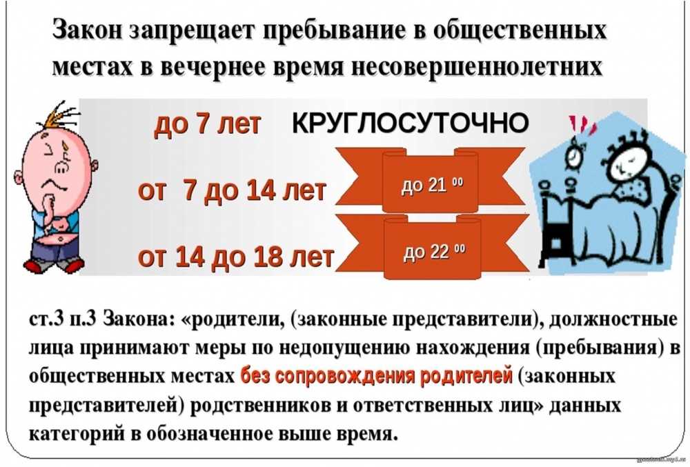 Комендантский час для несовершеннолетних: актуальная информация и новые правила