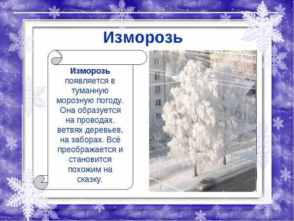 Изморось или изморозь: как писать правильно