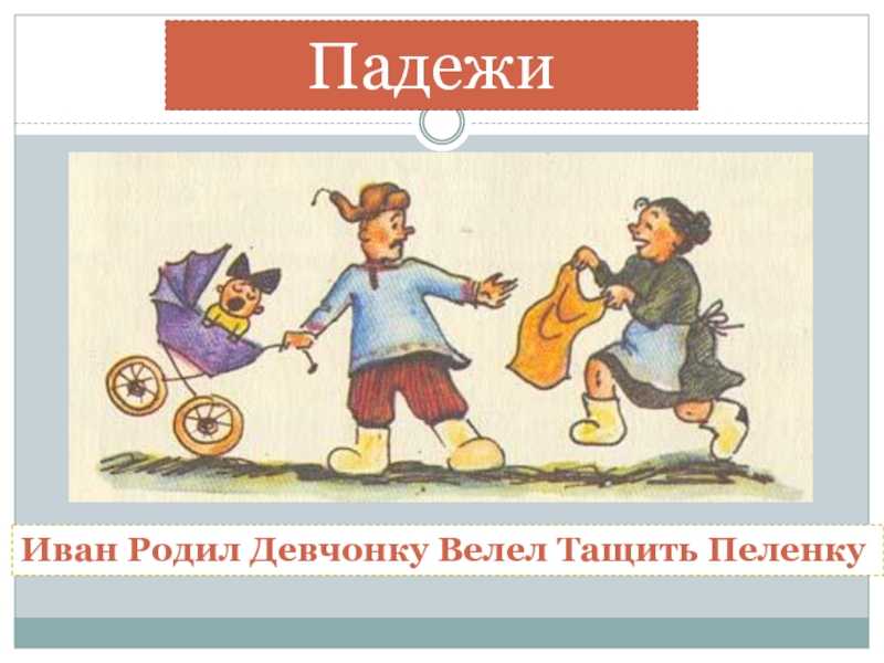 Считалка про падежи иван родил