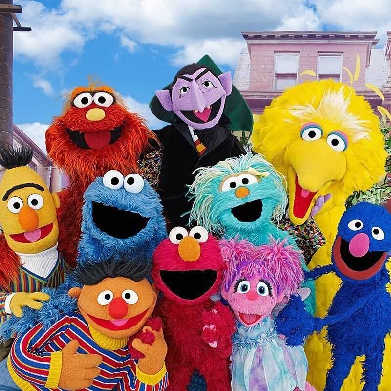 Персонажи "улицы сезам" - sesame street characters