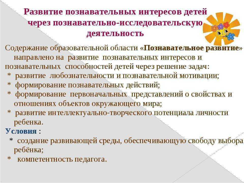 Организация познавательно-исследовательской деятельности с детьми дошкольного возраста