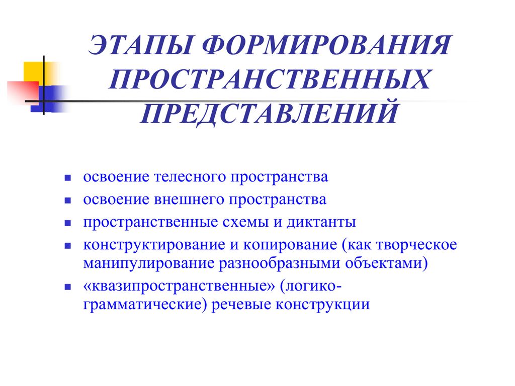 Методика обучения ориентировке в пространстве. конспект нод в подготовительной группе