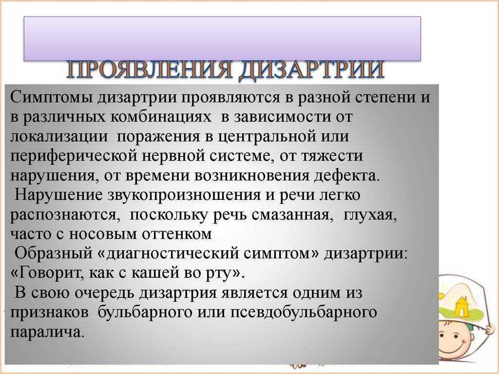 Дизартрия
