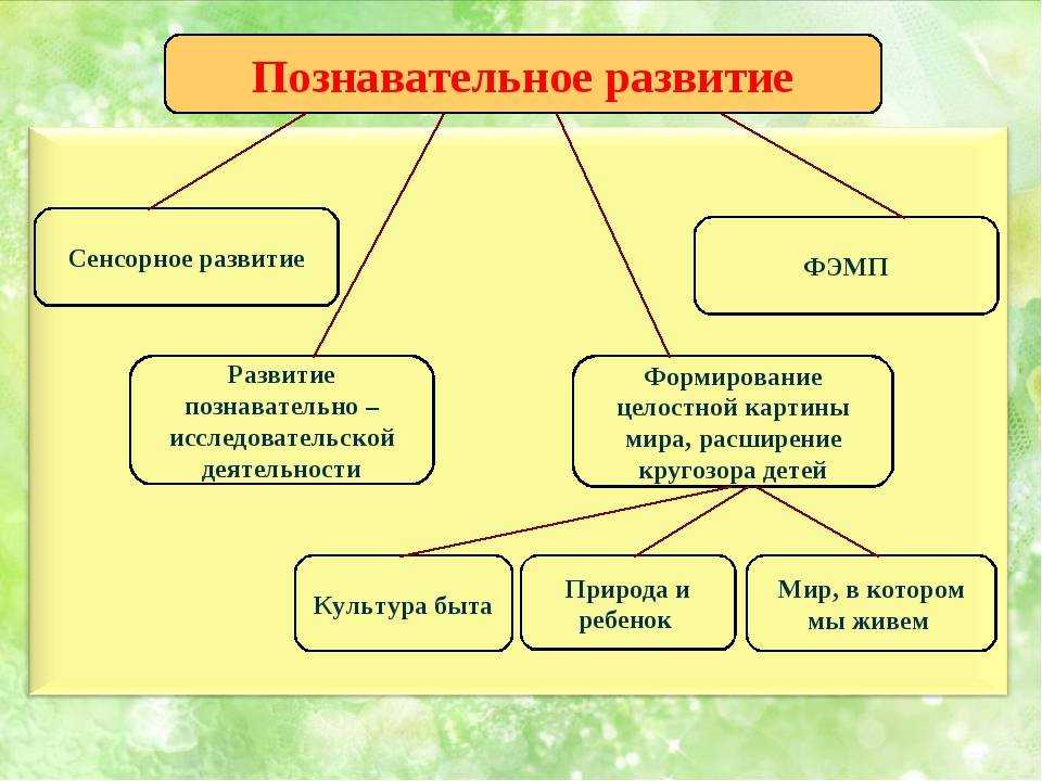 Познавательное развитие по фгос в доу