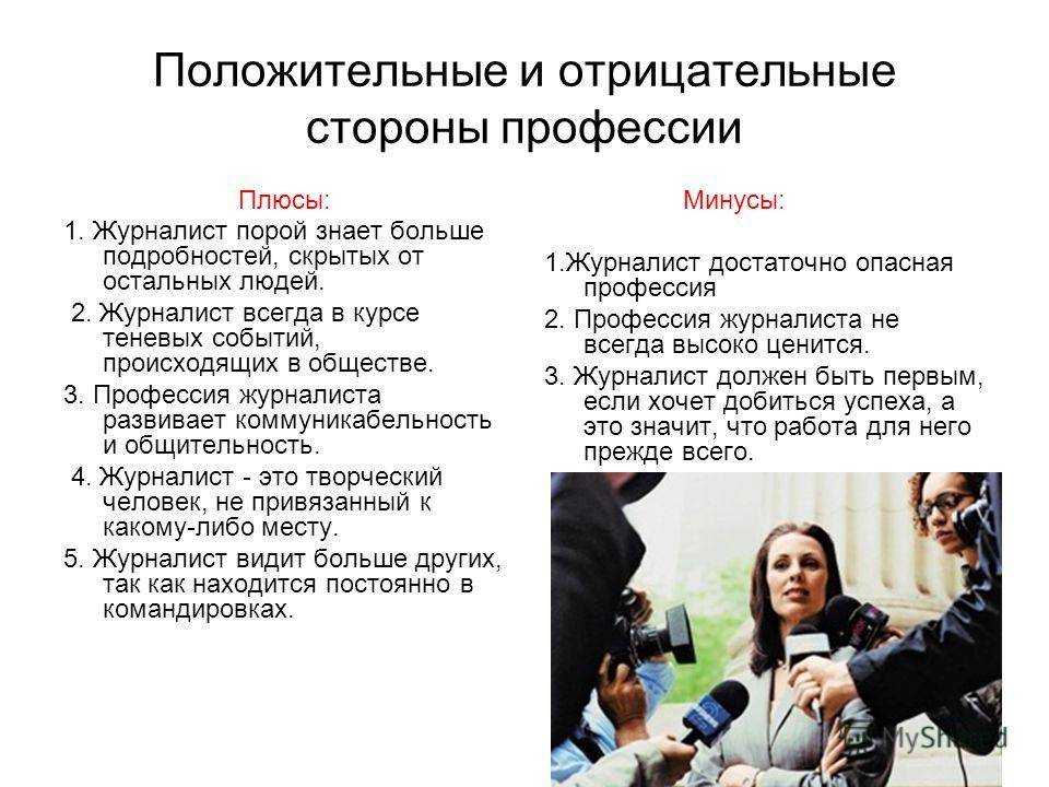 Профессия корреспондент