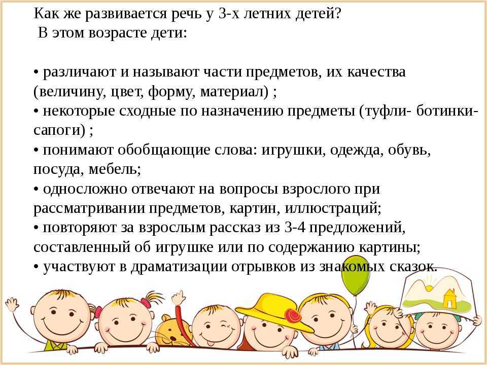 Развитие речи у детей по возрастам - статьи о развитии детей