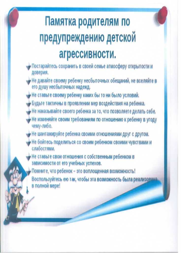 Агрессивный ребенок: рекомендации родителям