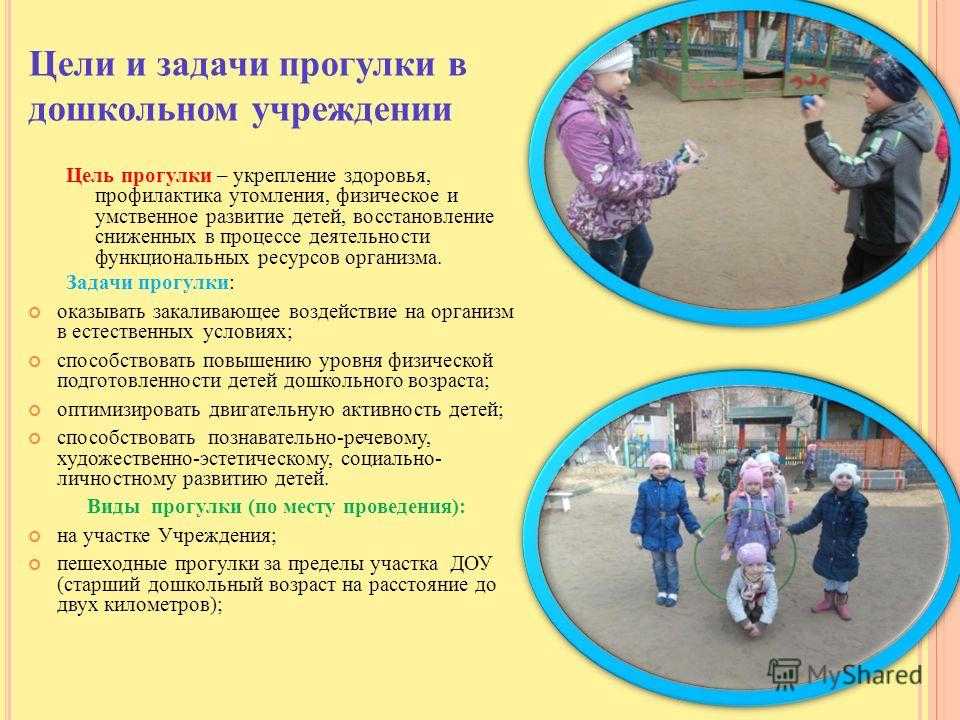 Организация прогулок детей для формирования зож презентация, доклад