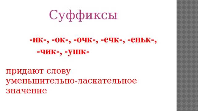 Образование уменьшительно ласкательных форм существительных (3 видео) | история русского языка 📕