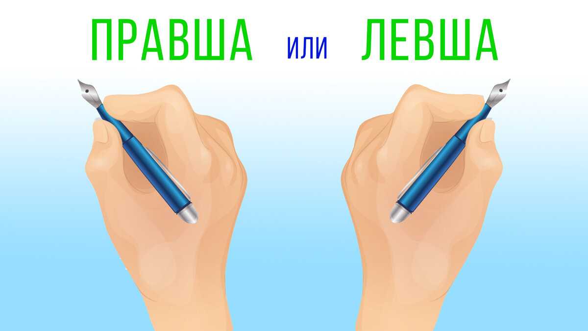 Как определить левша или правша ребенок
