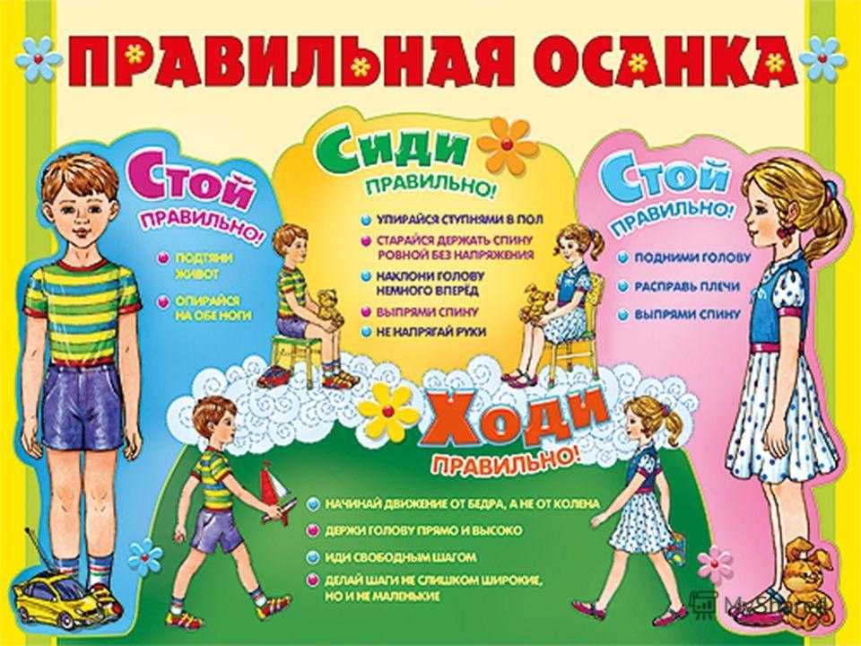 Многие родители считают что приучить ребенка держать спину прямо задача не из легких