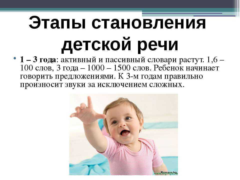 Развитие произносительных навыков у детей 2-3 лет