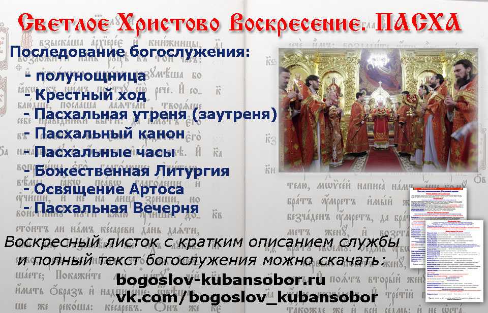 Как проходит крестный ход на пасху