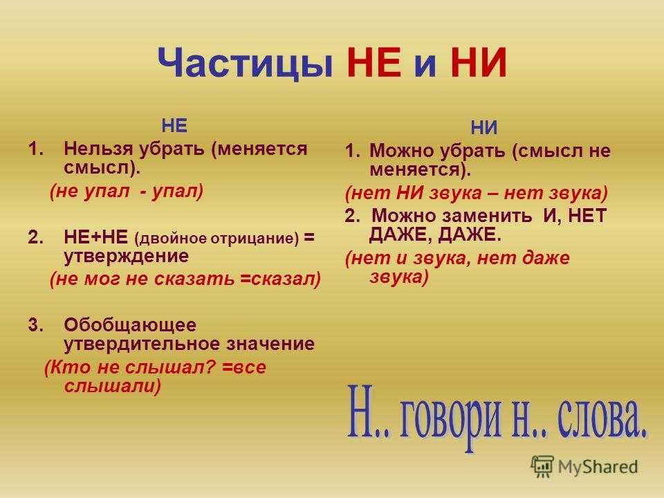 Правила написания "ни много ни мало" в словах